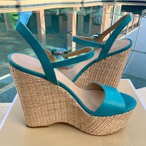 Michael Kors Fisher Wedges Size 10